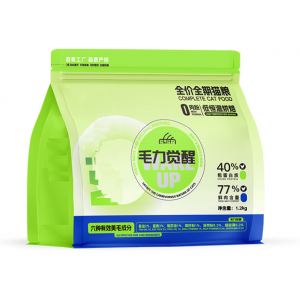 Baked cat food with 6 effective fur-beautifying ingredients